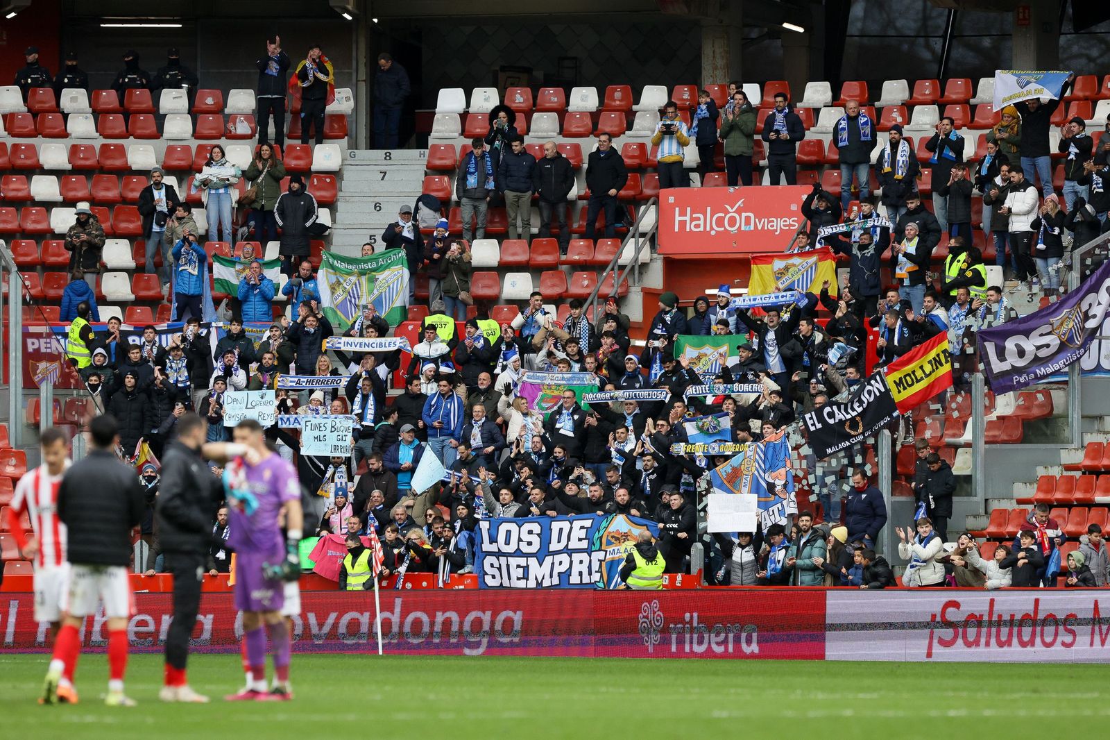 El Sporting-Málaga CF, en fotos
