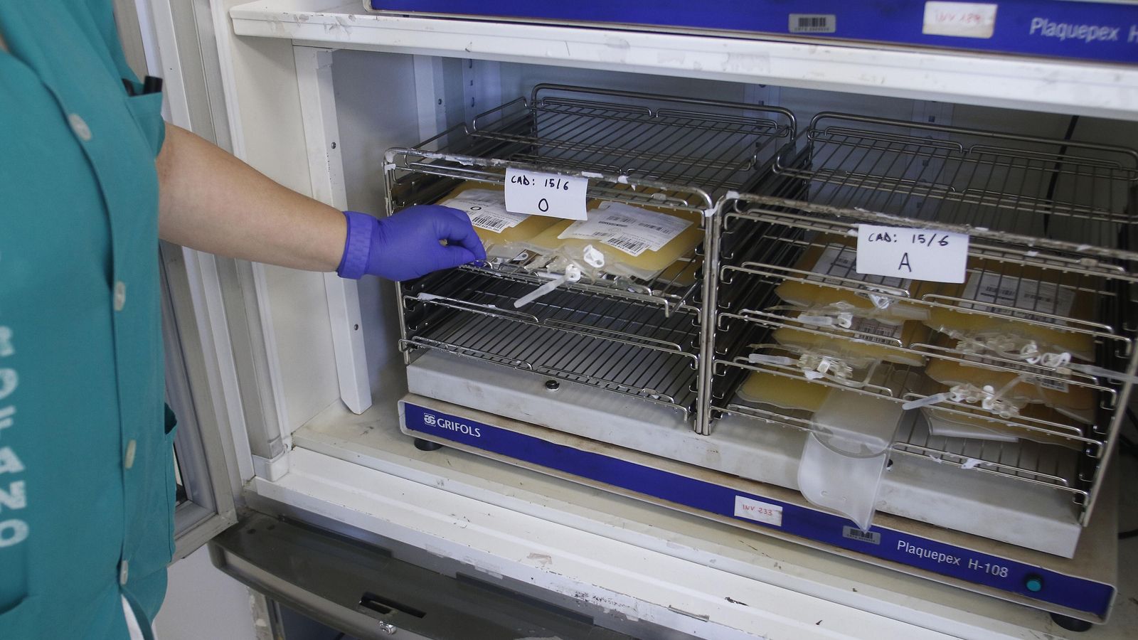 Uno de los frigoríficos de conservación.