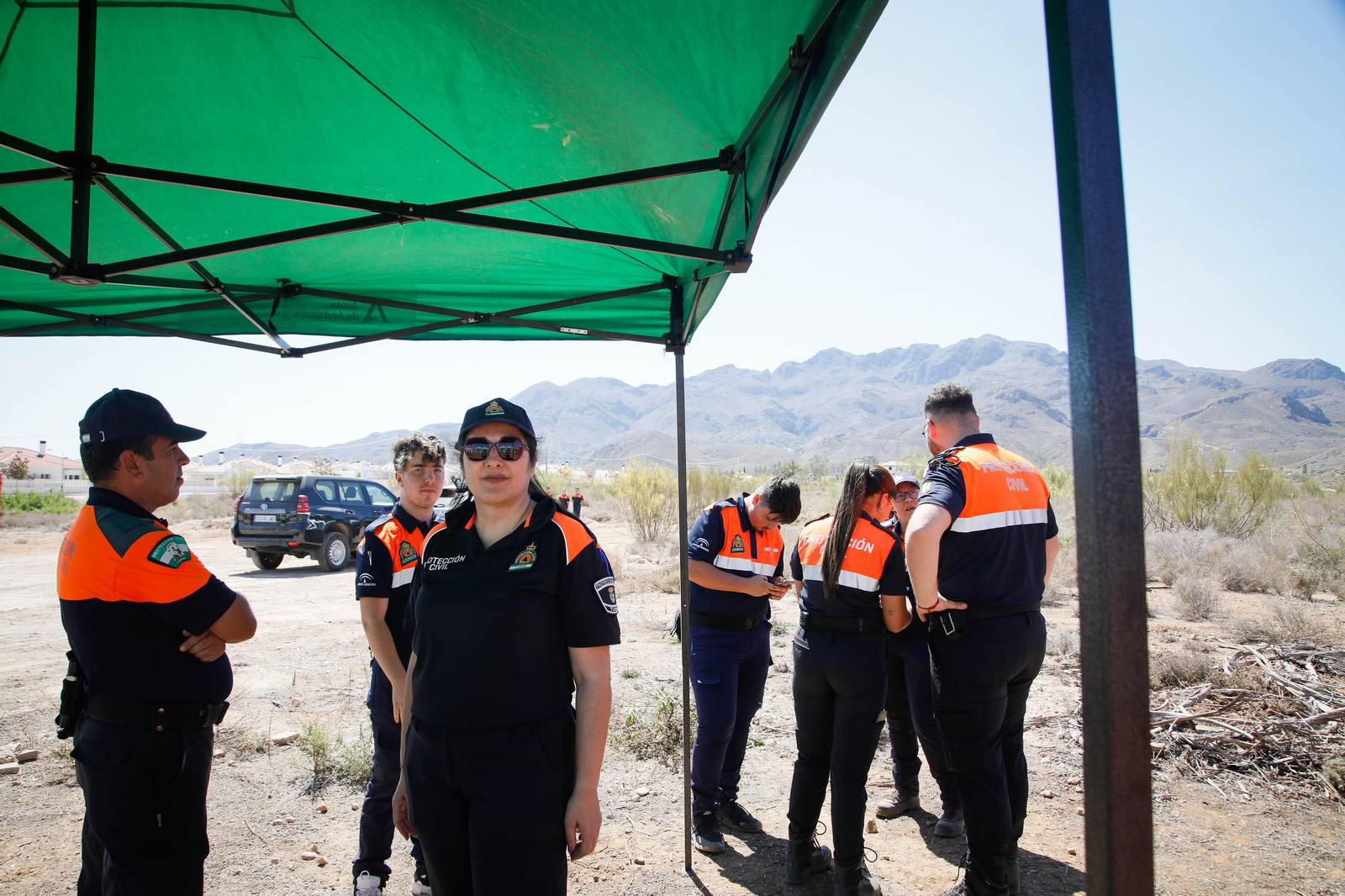 Así se ha vivido el simulacro de incendio forestal en Turre