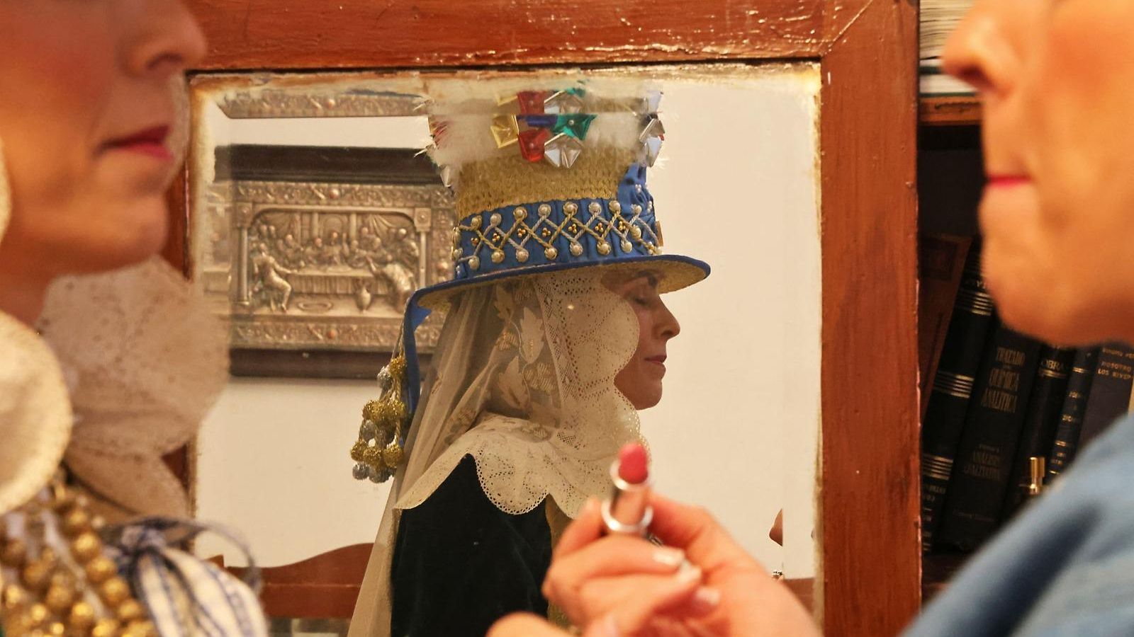 Jamugueras en sus casas.