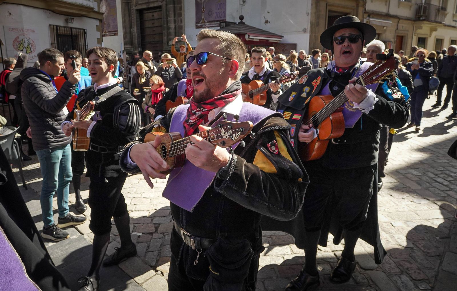 Las Tunas animan el centro de Jerez, en imágenes