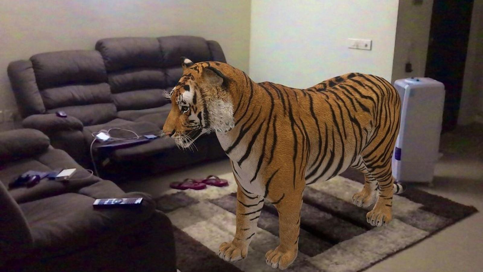 Animales con realidad aumentada.