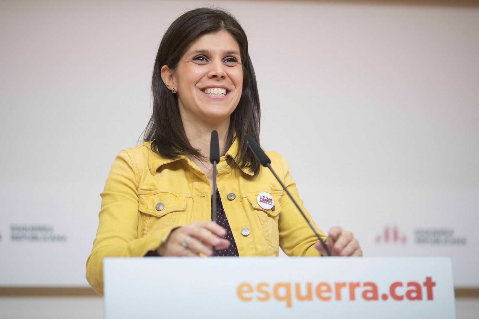 Marta Vilalta, portavoz de ERC, este lunes.