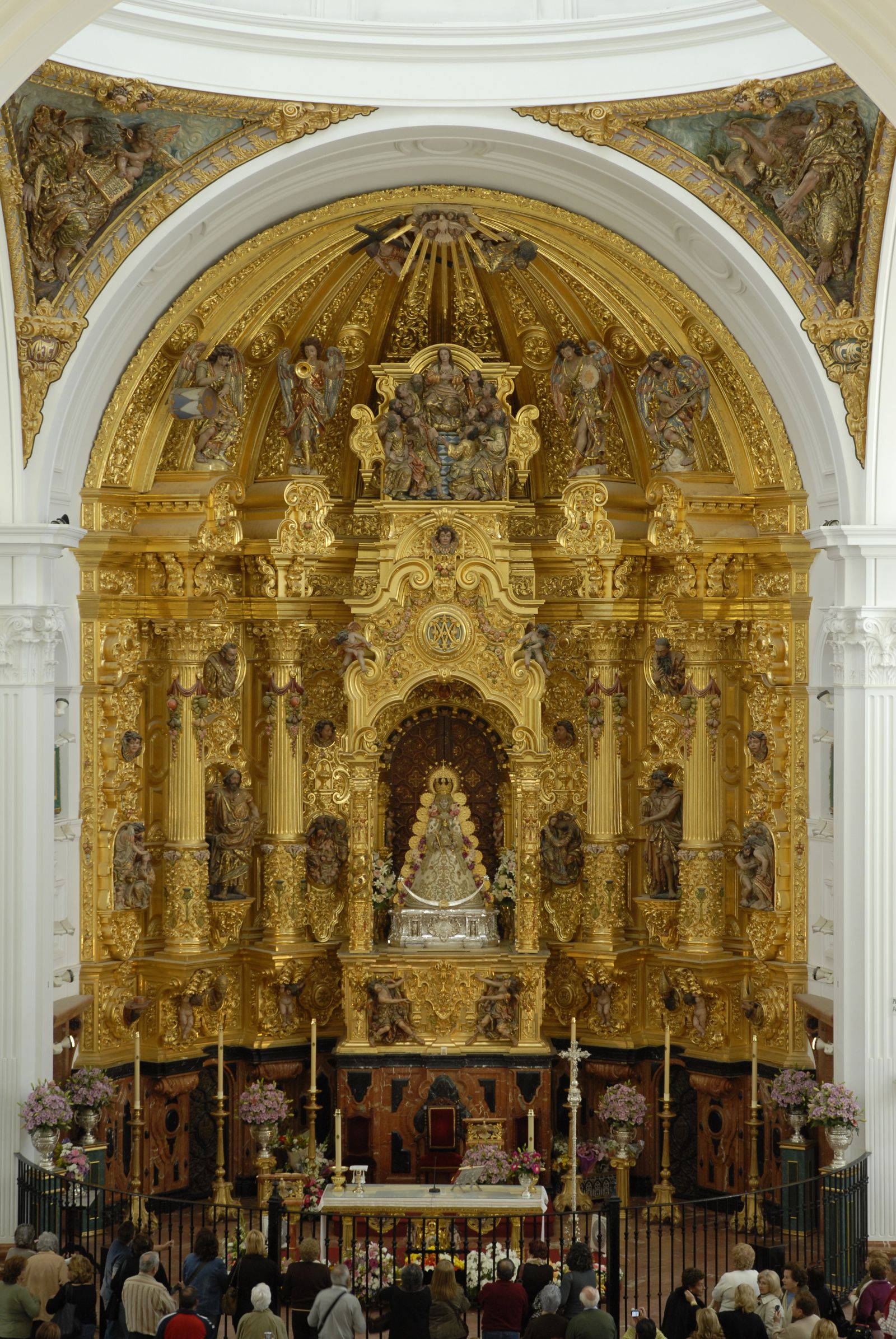 Retablo del Santuario del Rocío.