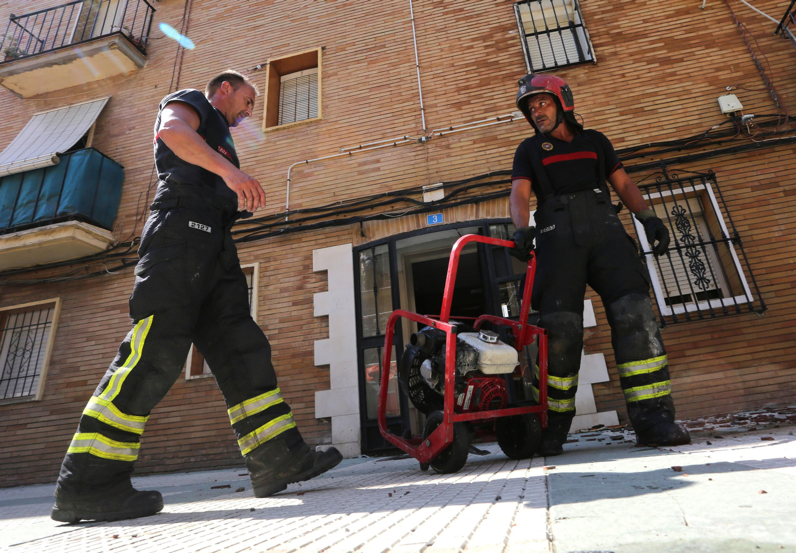 Incendio en la Calle Oregón