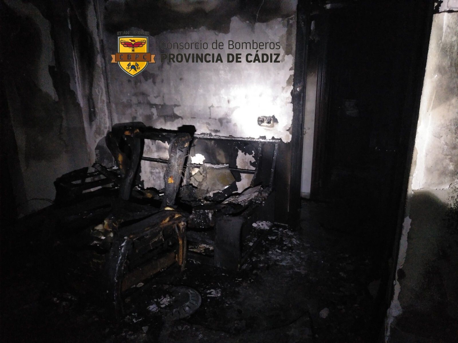 Un estado en el que ha quedado la vivienda.