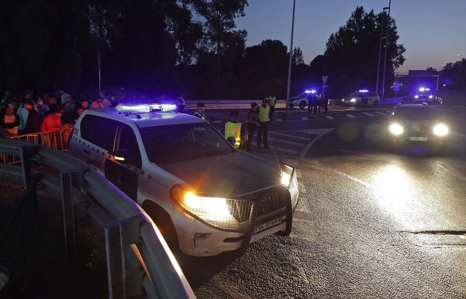 Fotos de la jornada del viernes de la huelga del metal en el Campo de Gibraltar