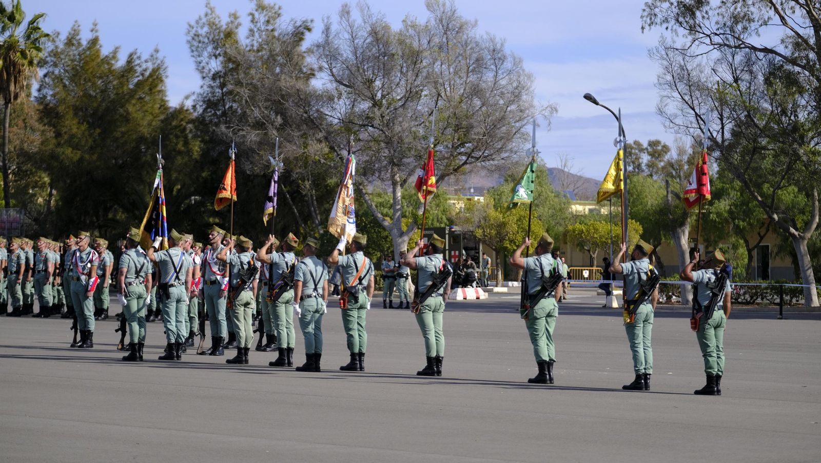 Conmemoración del Combate de Edchera en la Base Álvarez de Sotomayor de La Legión, en imágenes