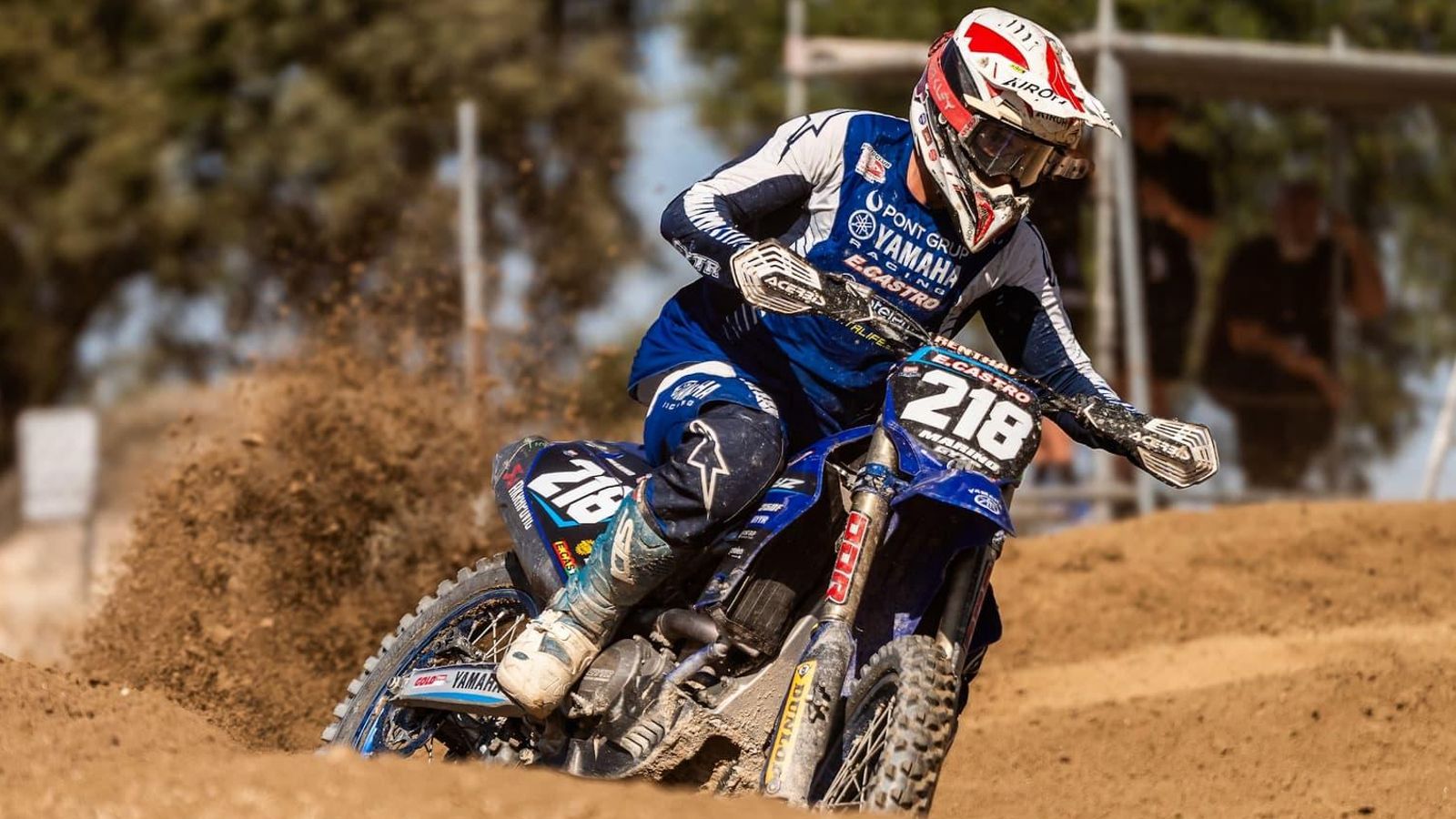Mariano Villar Castillo ha afrontando su primer año en MX2 terminando en novena posición.
