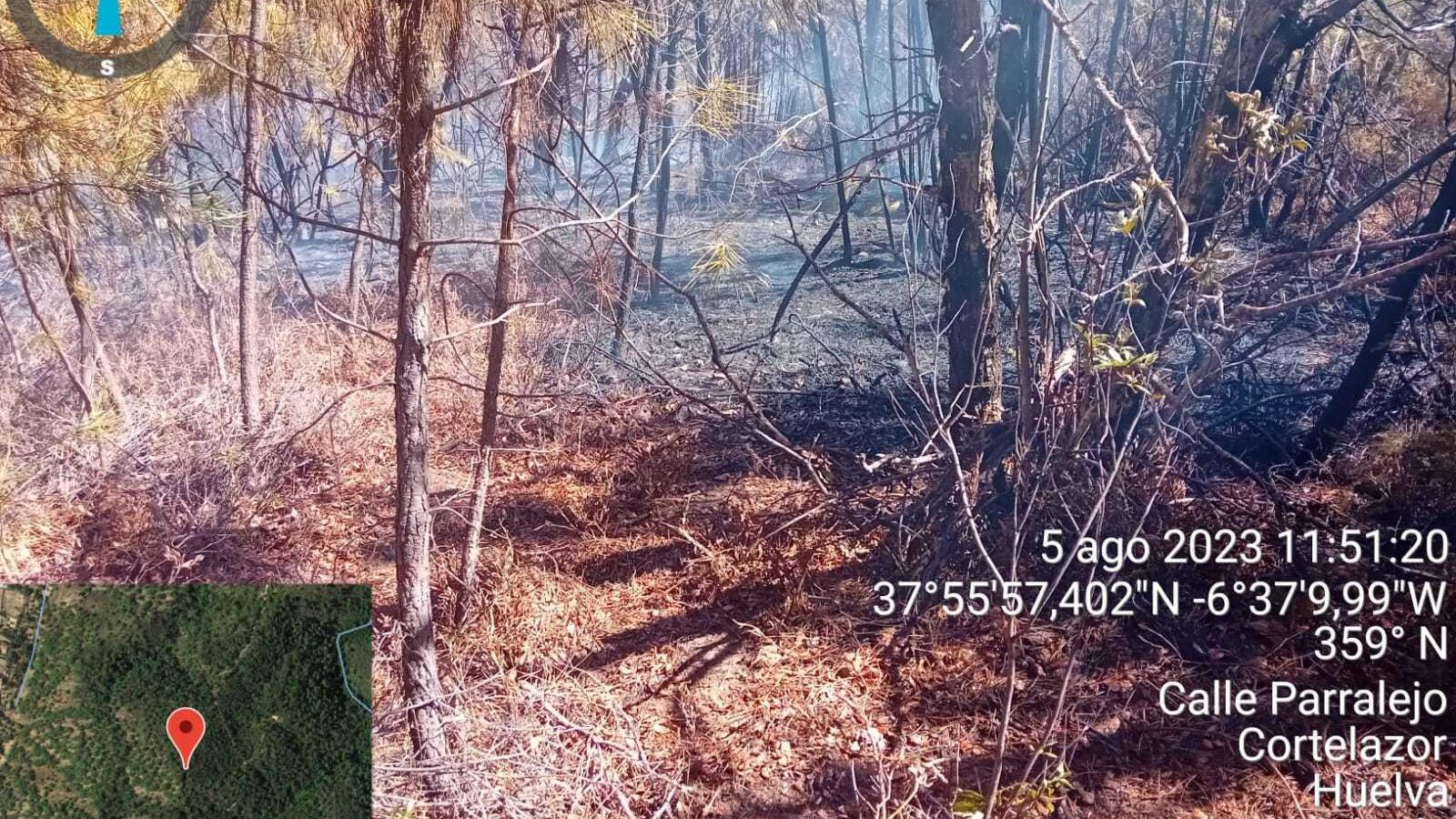 El de Cortelazor es un incendio de viento con influencia topográfica