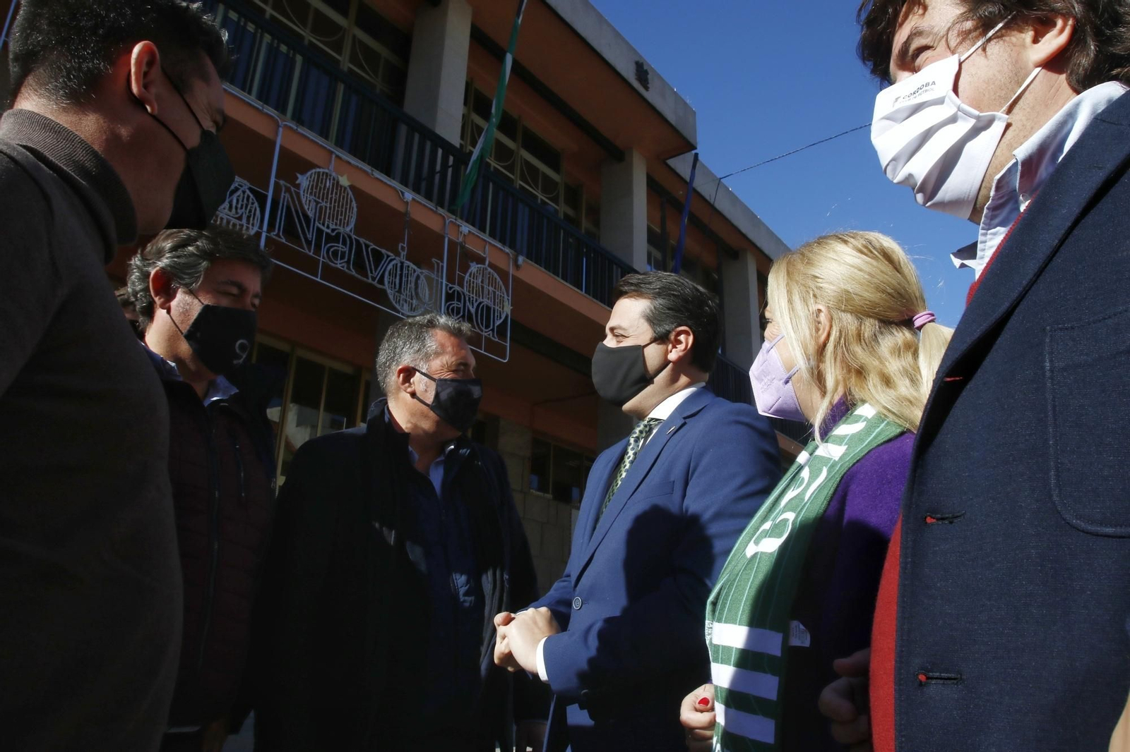 Las imágenes de la visita del Córdoba CF al Ayuntamiento tras ganar la Copa RFEF
