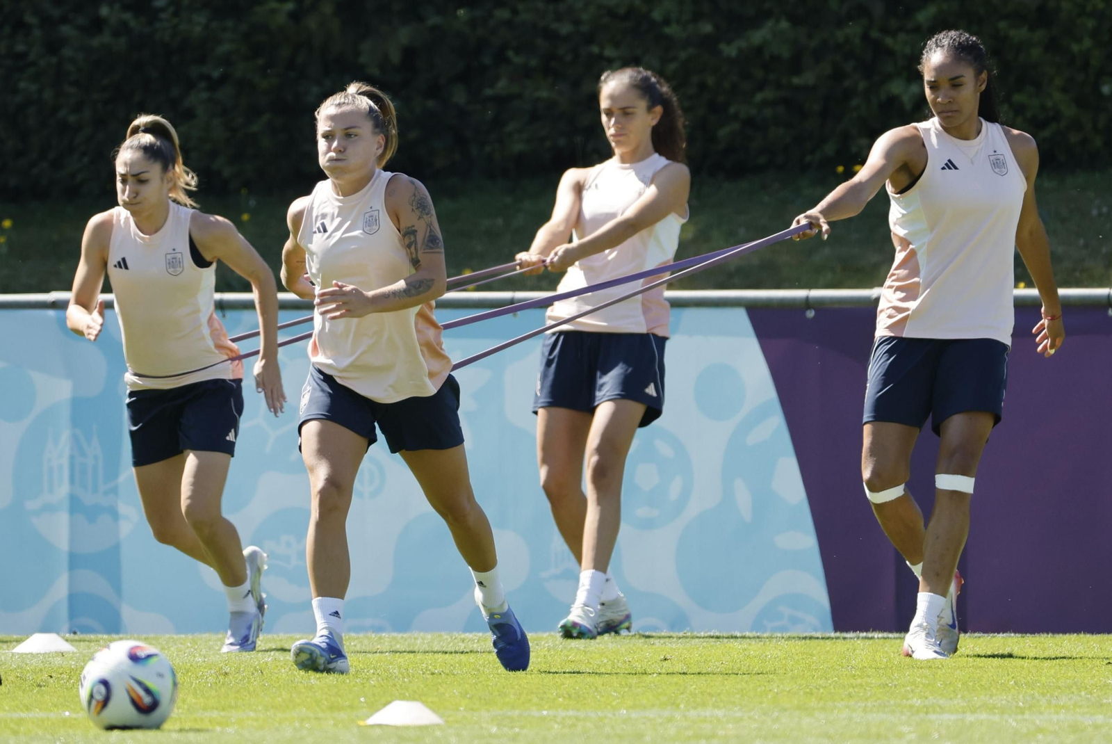 Las fotos de la selección española en la Eurocopa femenina Las fotos de la selección española en la Eurocopa femenina