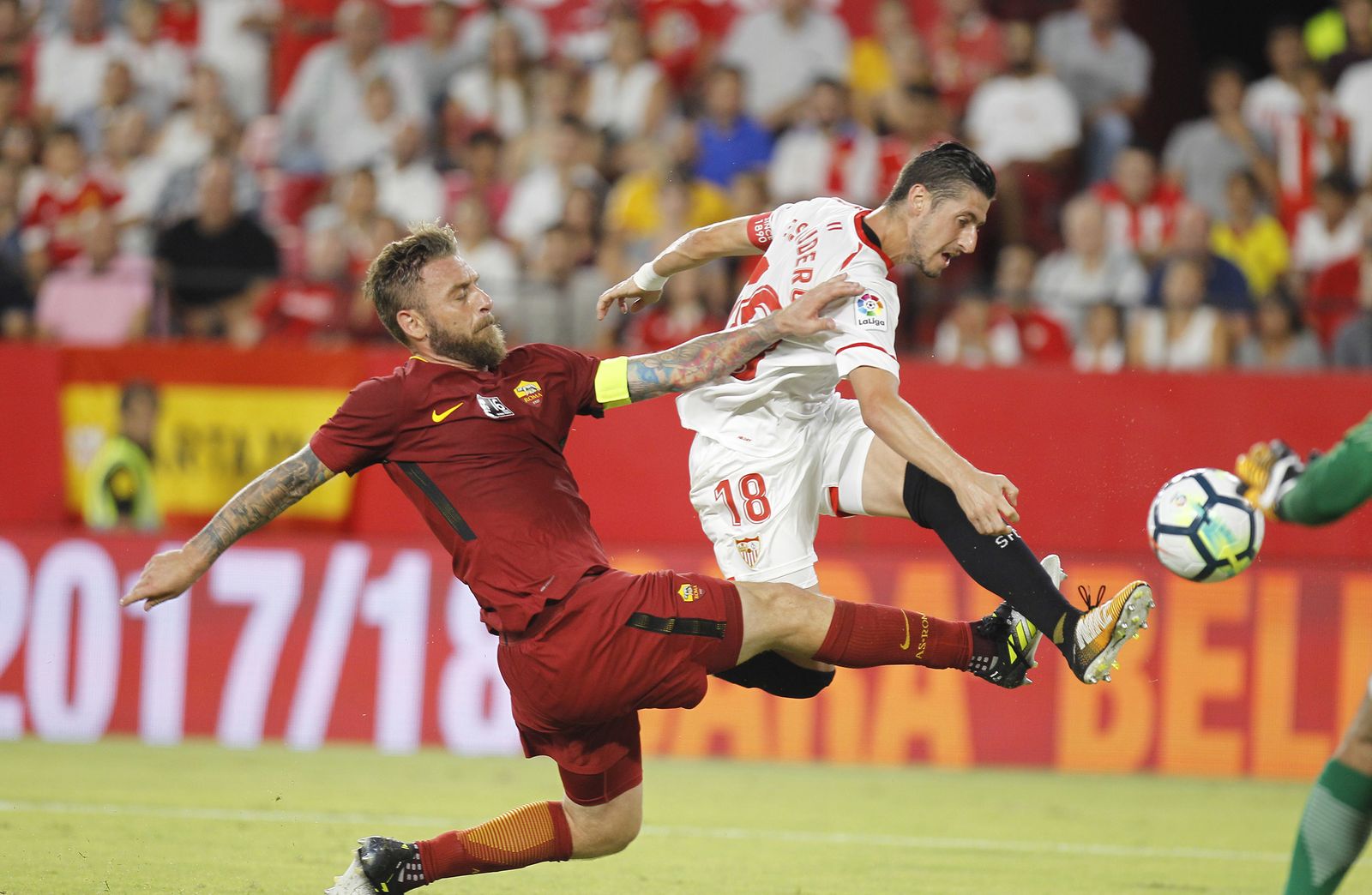 Las imágenes del Sevilla-Roma del IX Trofeo Antonio Puerta