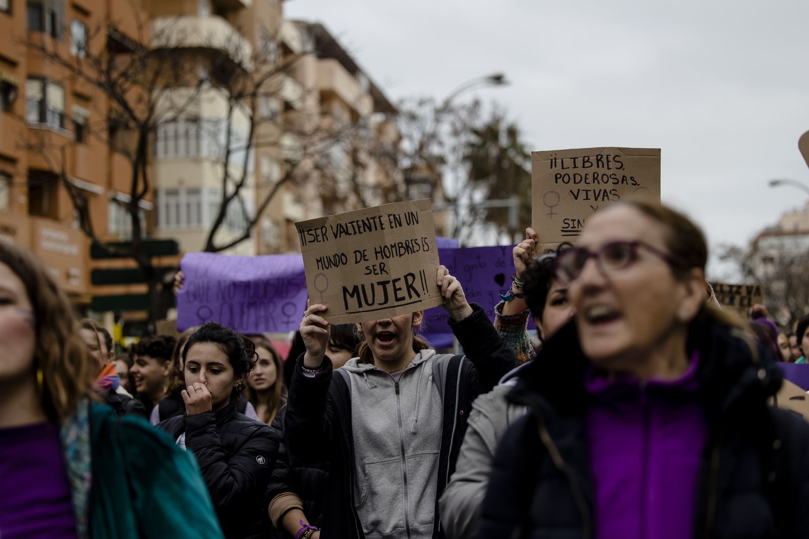 Las imágenes de la manifestación del 8M en Cádiz.