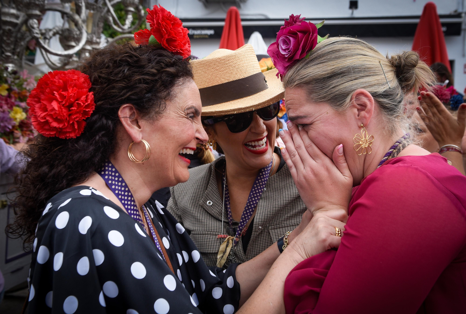 El paso de las Hermandades de El Rocío por Villamanrique, en imágenes