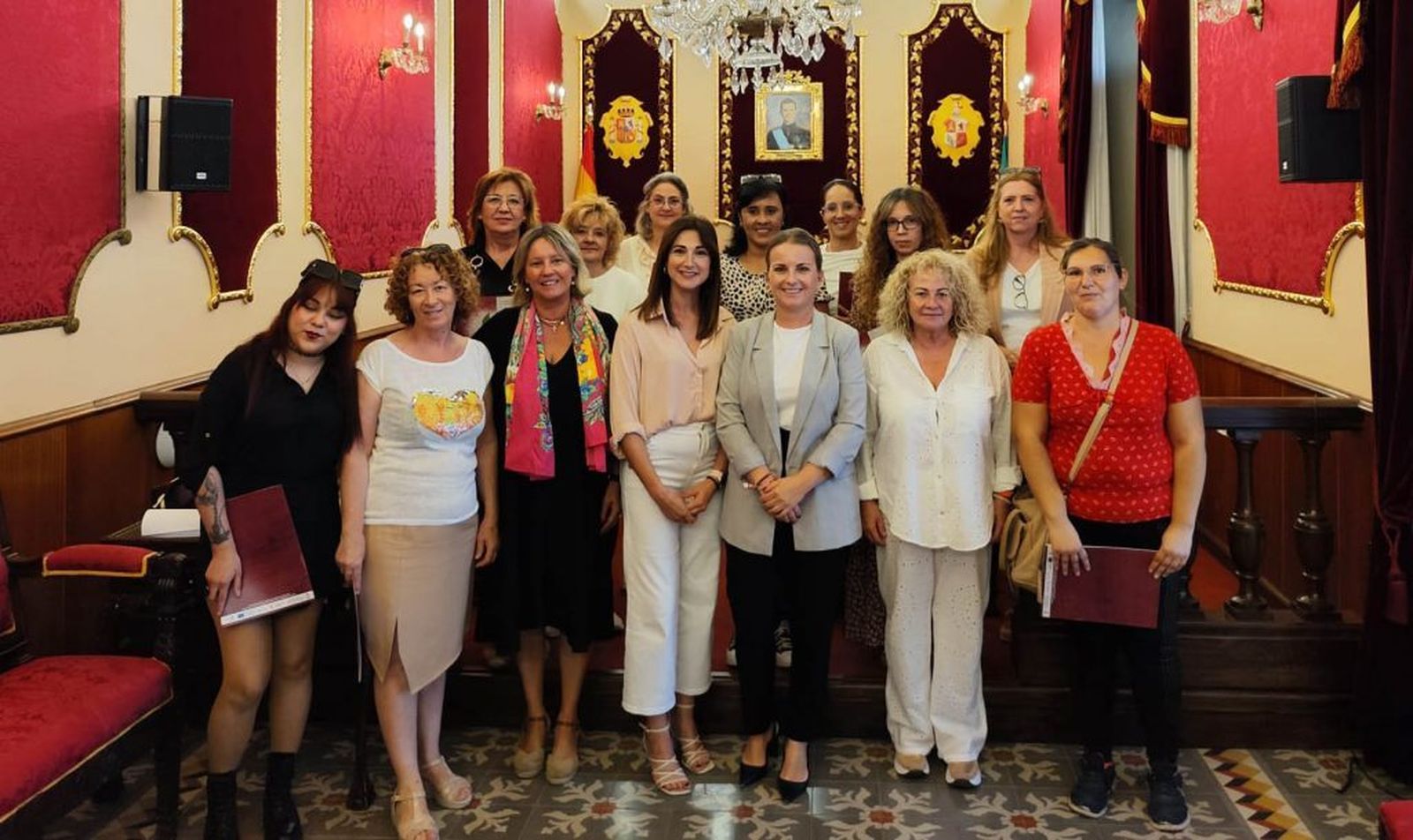 Algunas de las mujeres participantes de Dalías, Berja y Alcolea