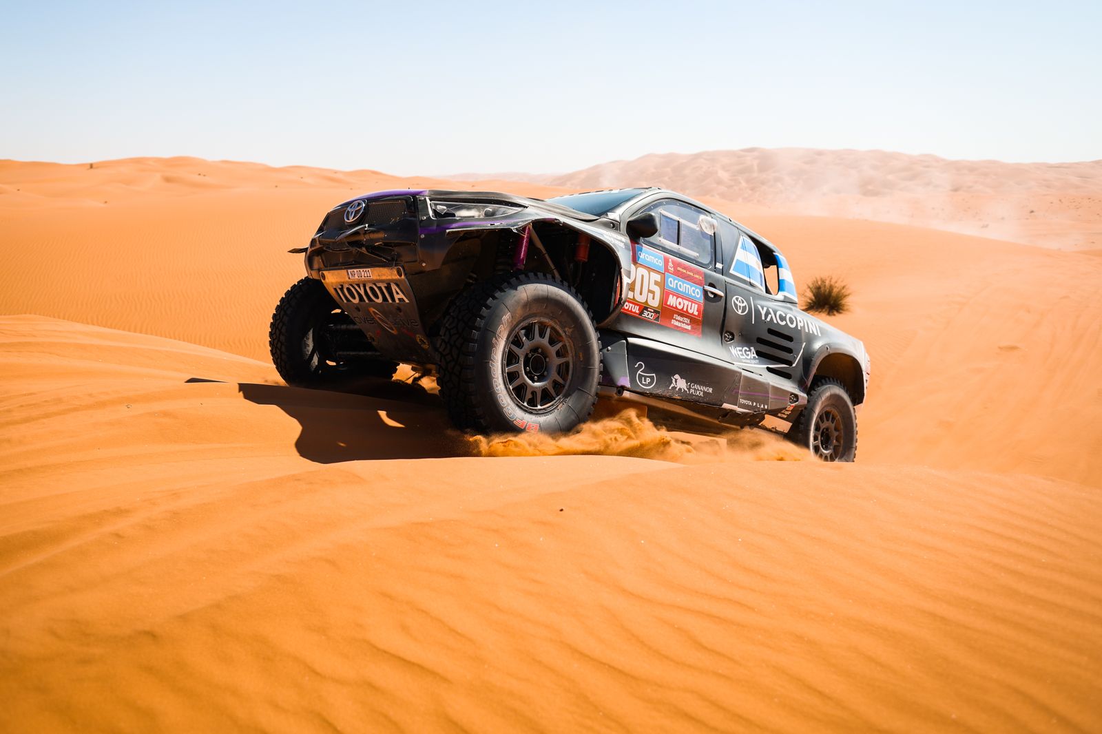 Las espectaculares imágenes del Dakar por las dunas
