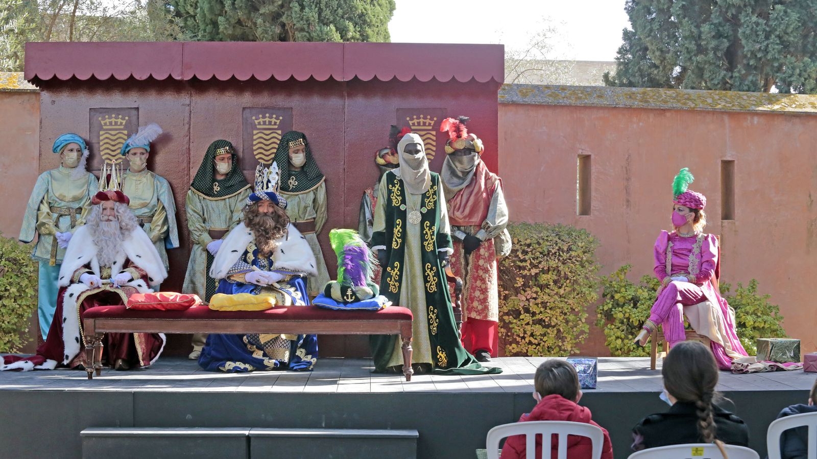 Coronación de los Reyes Magos de Jerez en el Alcázar