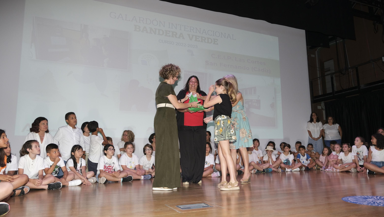 Entrega de banderas verdes a colegios de Andalucía, en Almería