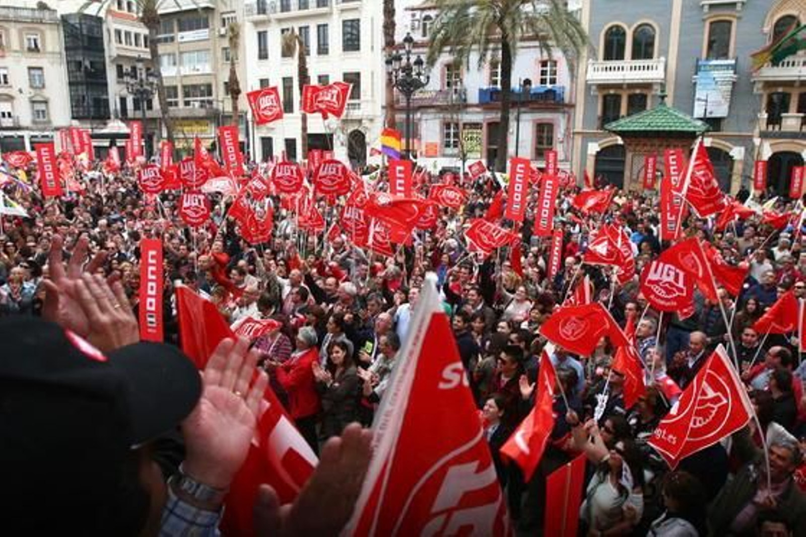 Las imágenes de la huelga general en Huelva