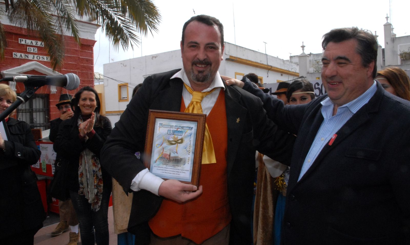 José Maria Pardal 'El Leti', homenajeado por la peña El Timón en los Carnavales de 2013