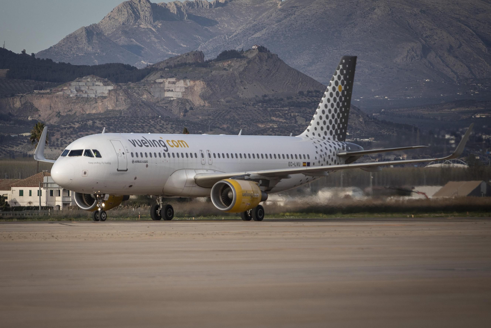 Avión procedente de Londres aterriza en Granada