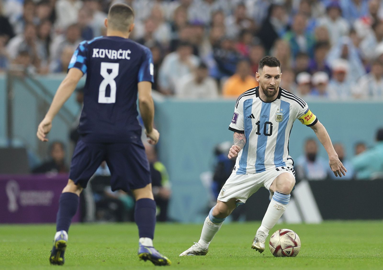 Las fotos de Messi contra Croacia
