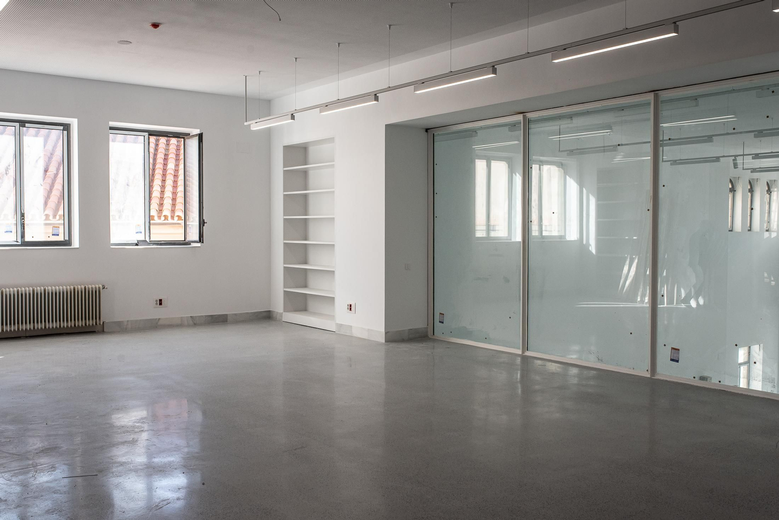 Una visita a las obras del IES La Rábida, en imágenes