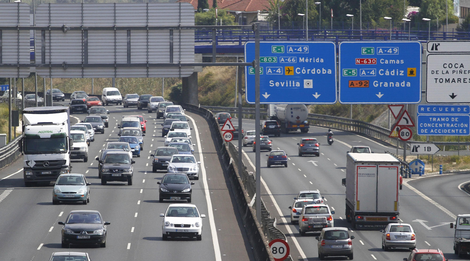La autovía A-49, en una imagen de archivo.