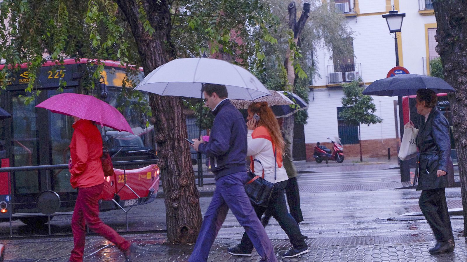 Lluvia en Sevilla