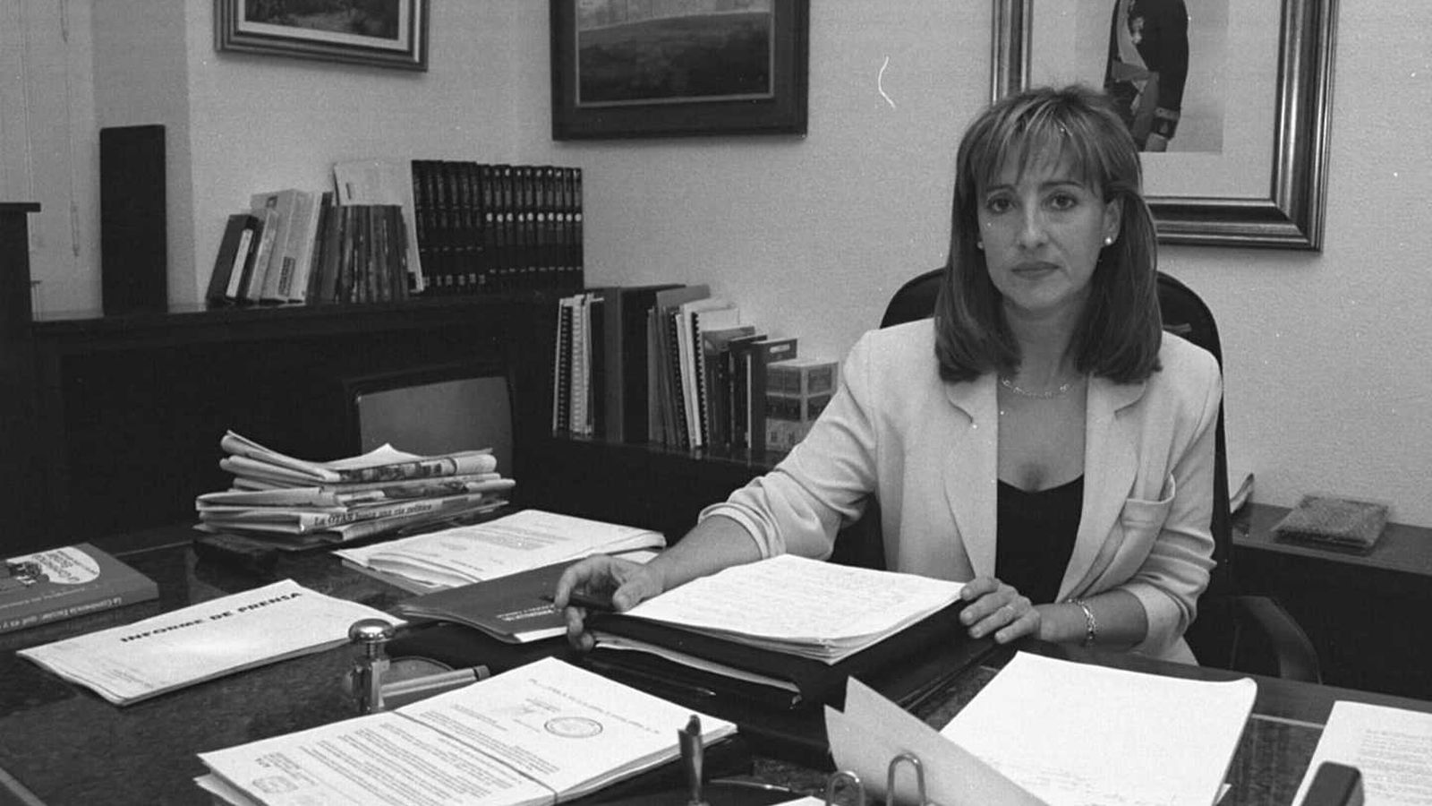 Pilar Sánchez, en 1999 como delegada provincial de Educación.