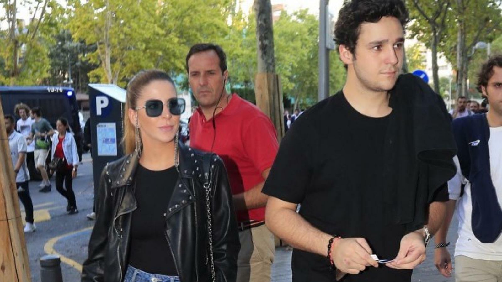 Mar, en una de sus últimas apariciones junto al hijo de la infanta Elena.