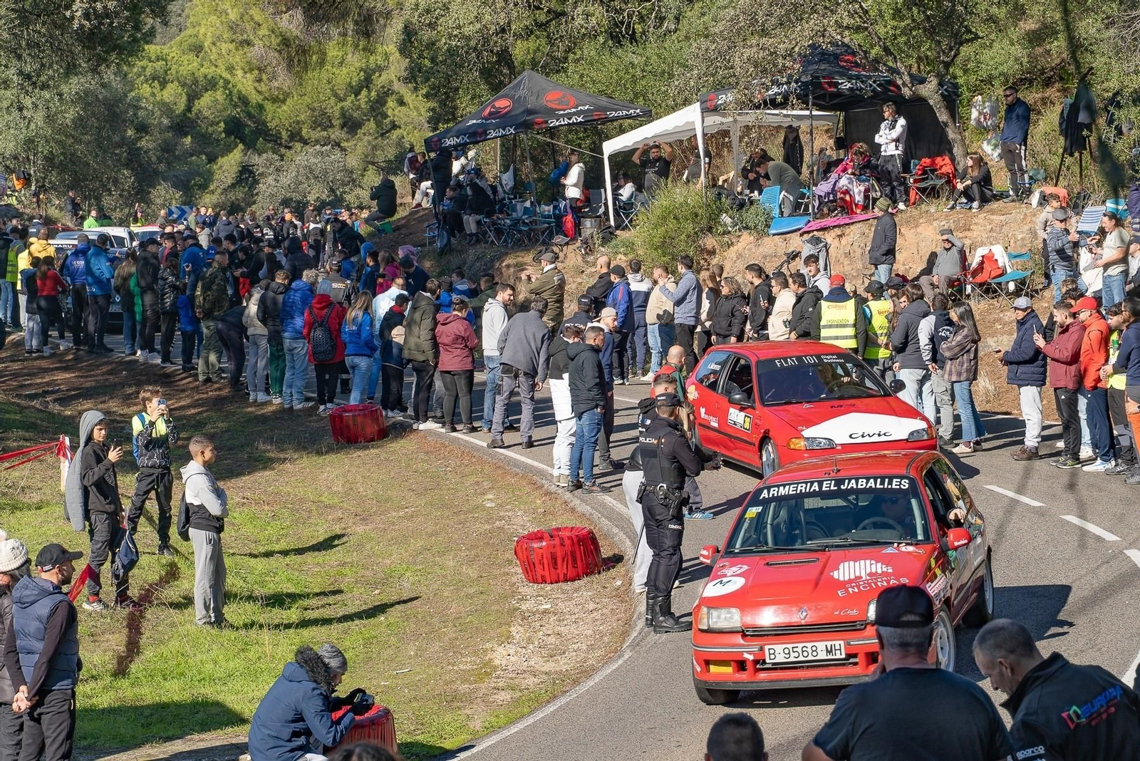 El espectacular arranque de la Subida a Trassierra, en imágenes
