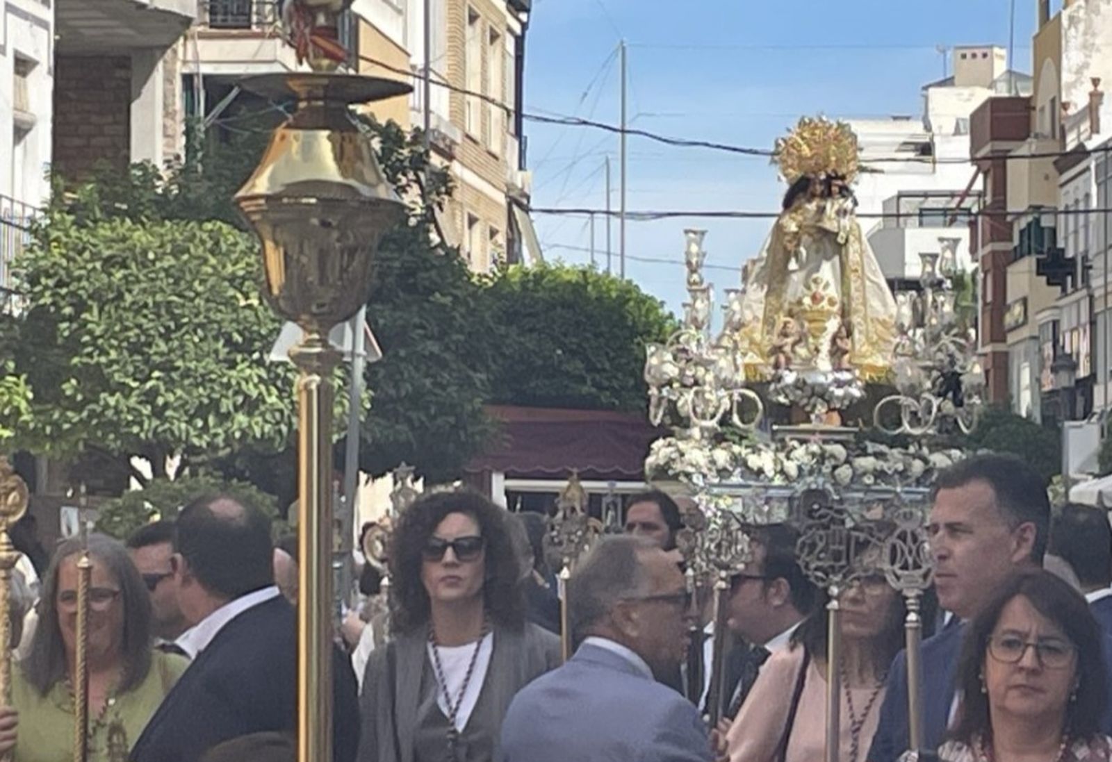 Procesion extraordinaria de la Virgen por la Matallana.