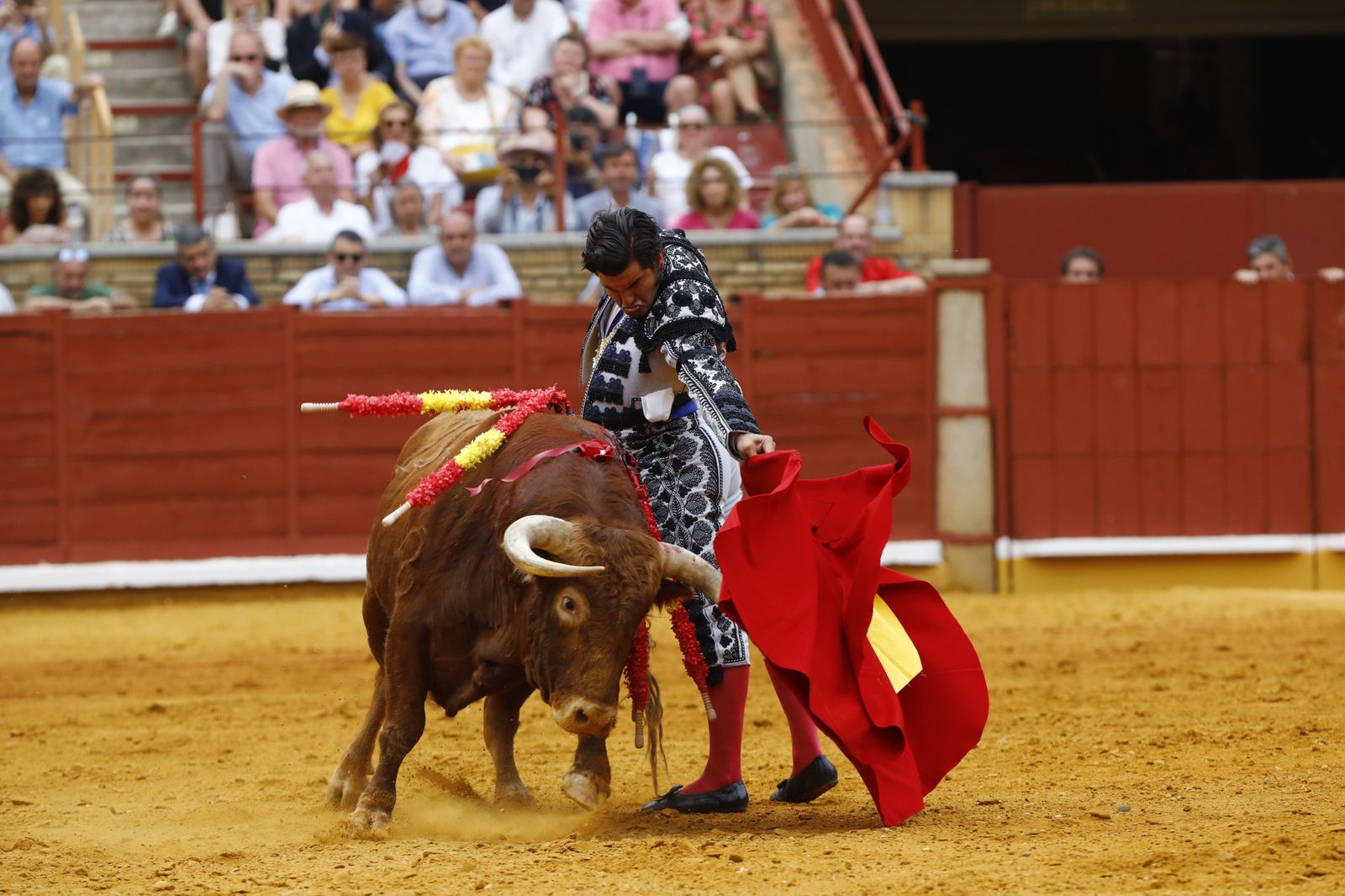 La corrida mixta de Diego Ventura, Morante de la Puebla y Pablo Aguado en Córdoba, en imágenes