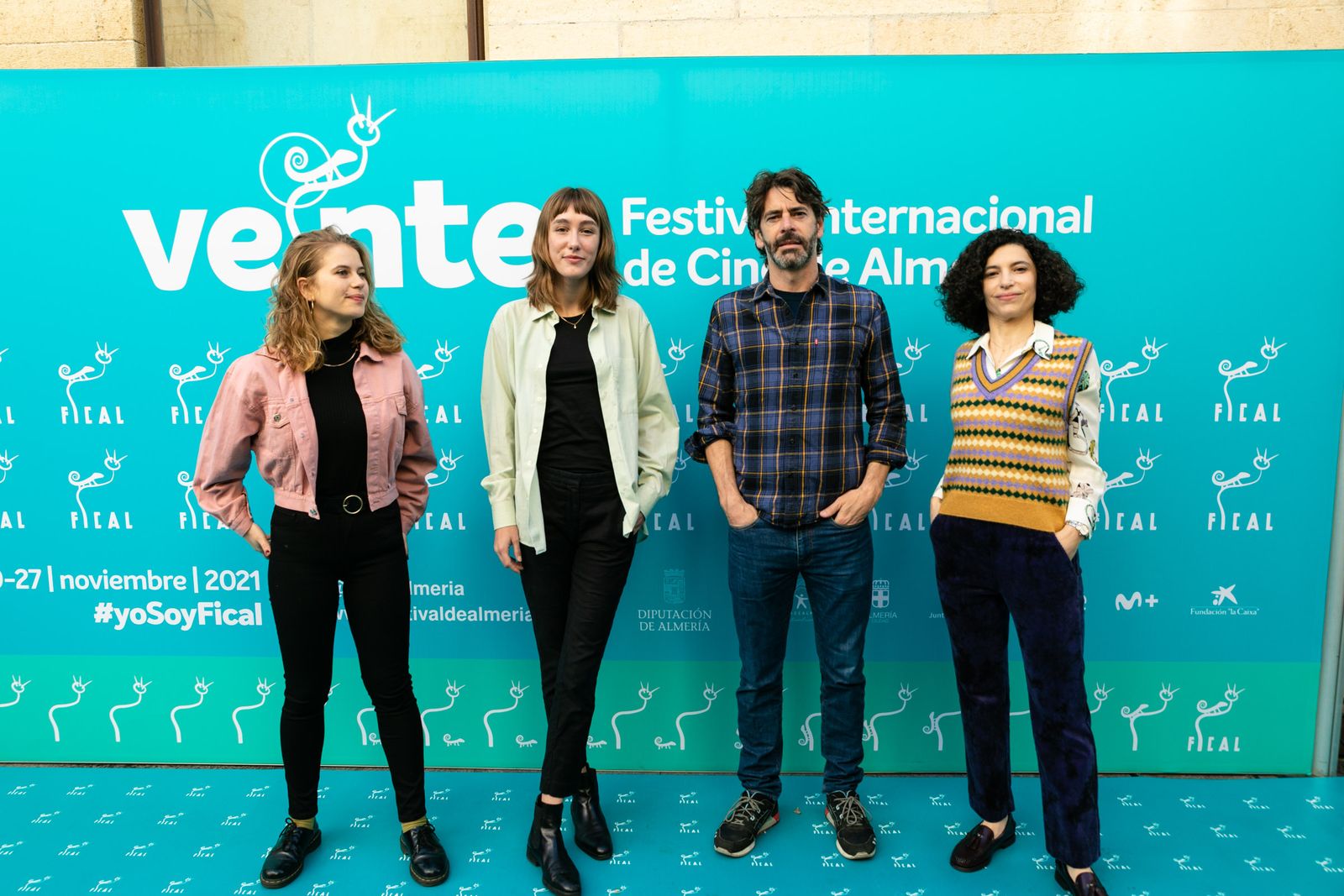 Irene Visedo, Eduardo Noriega, Almudena Amor y Elisabet Casanova.