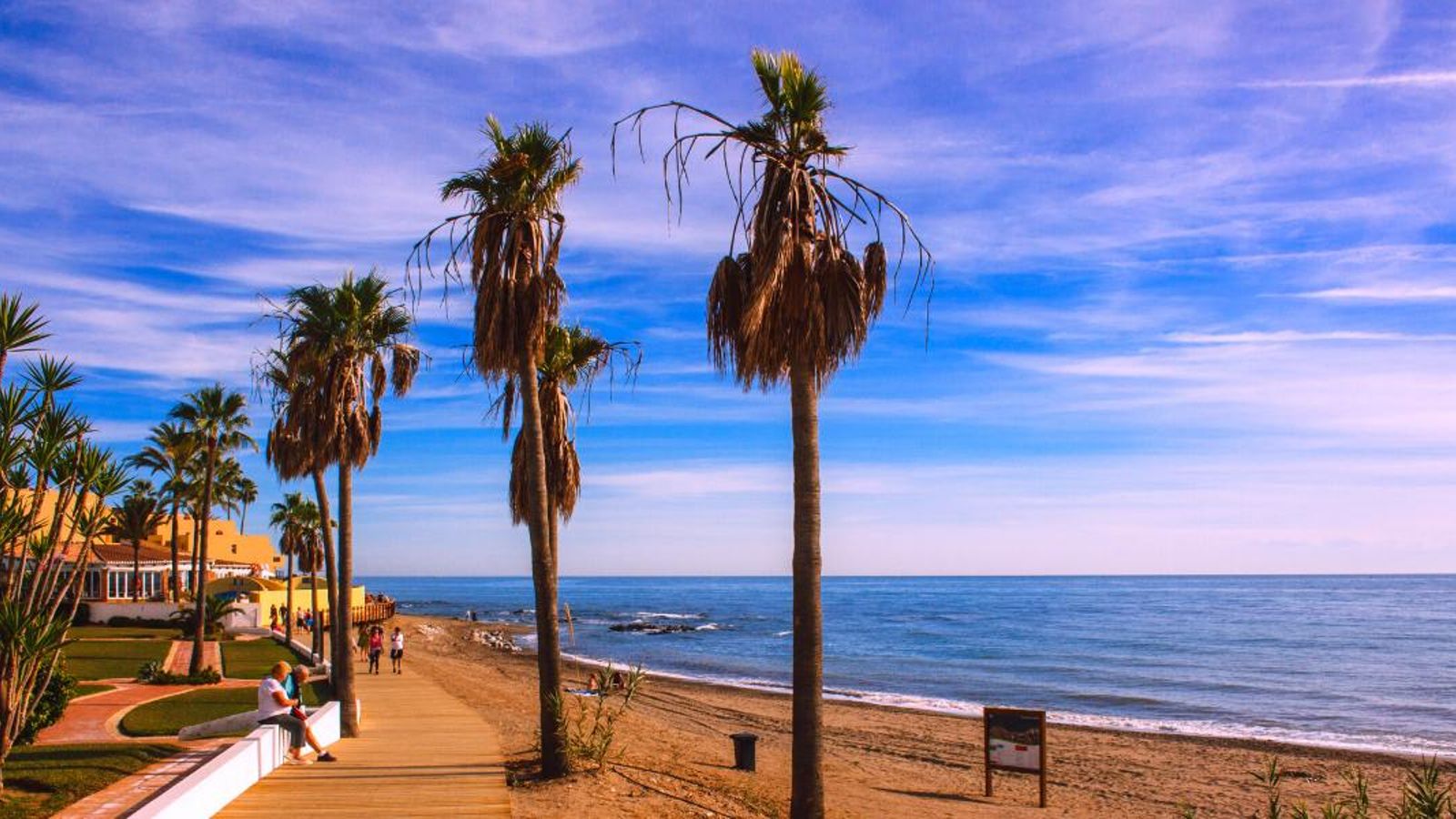 Playa de Calahonda, en Mijas. Playa de Calahonda, en Mijas.