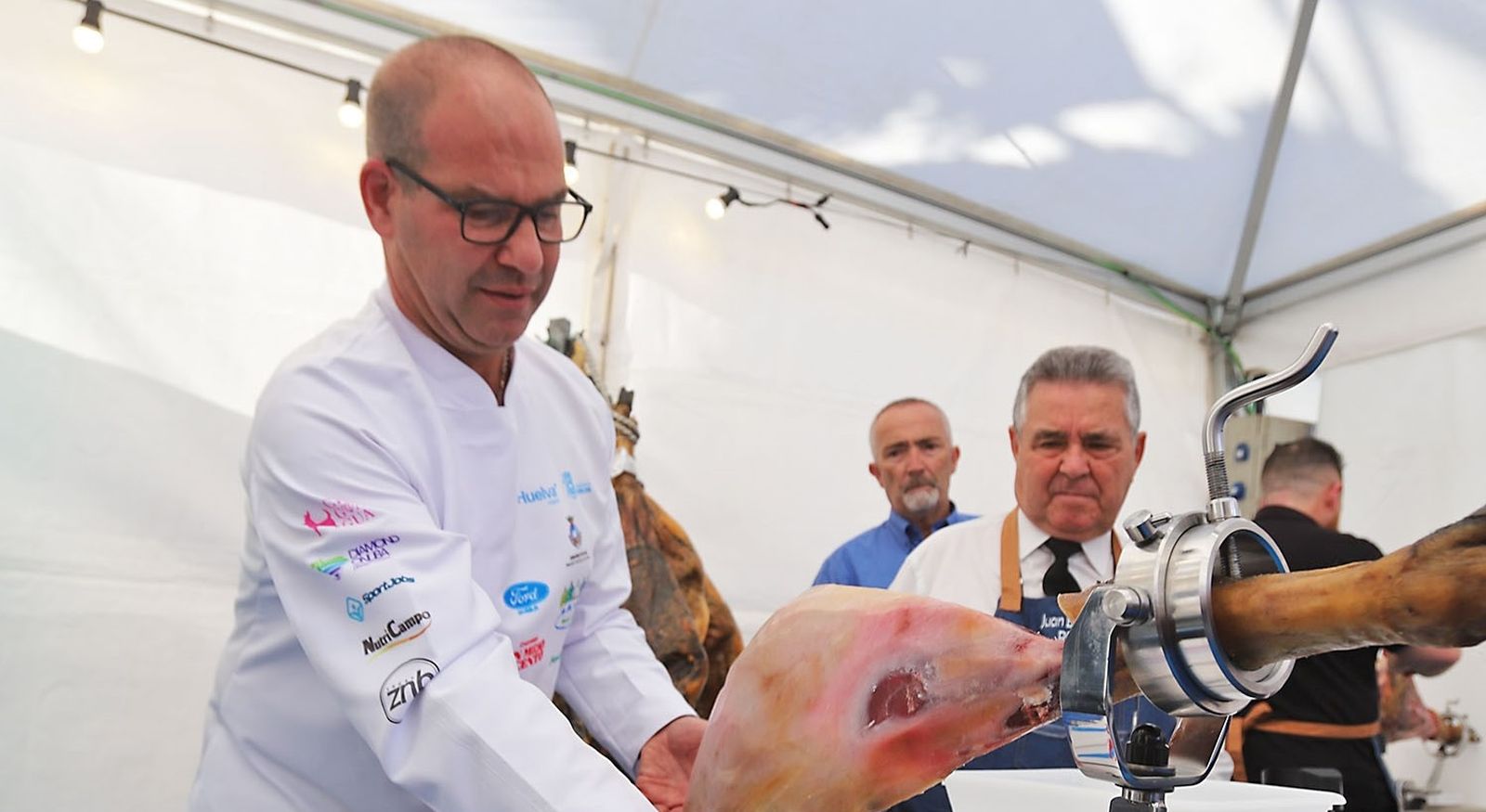 Juan Bautista Gil en su anterior Récord Guinness