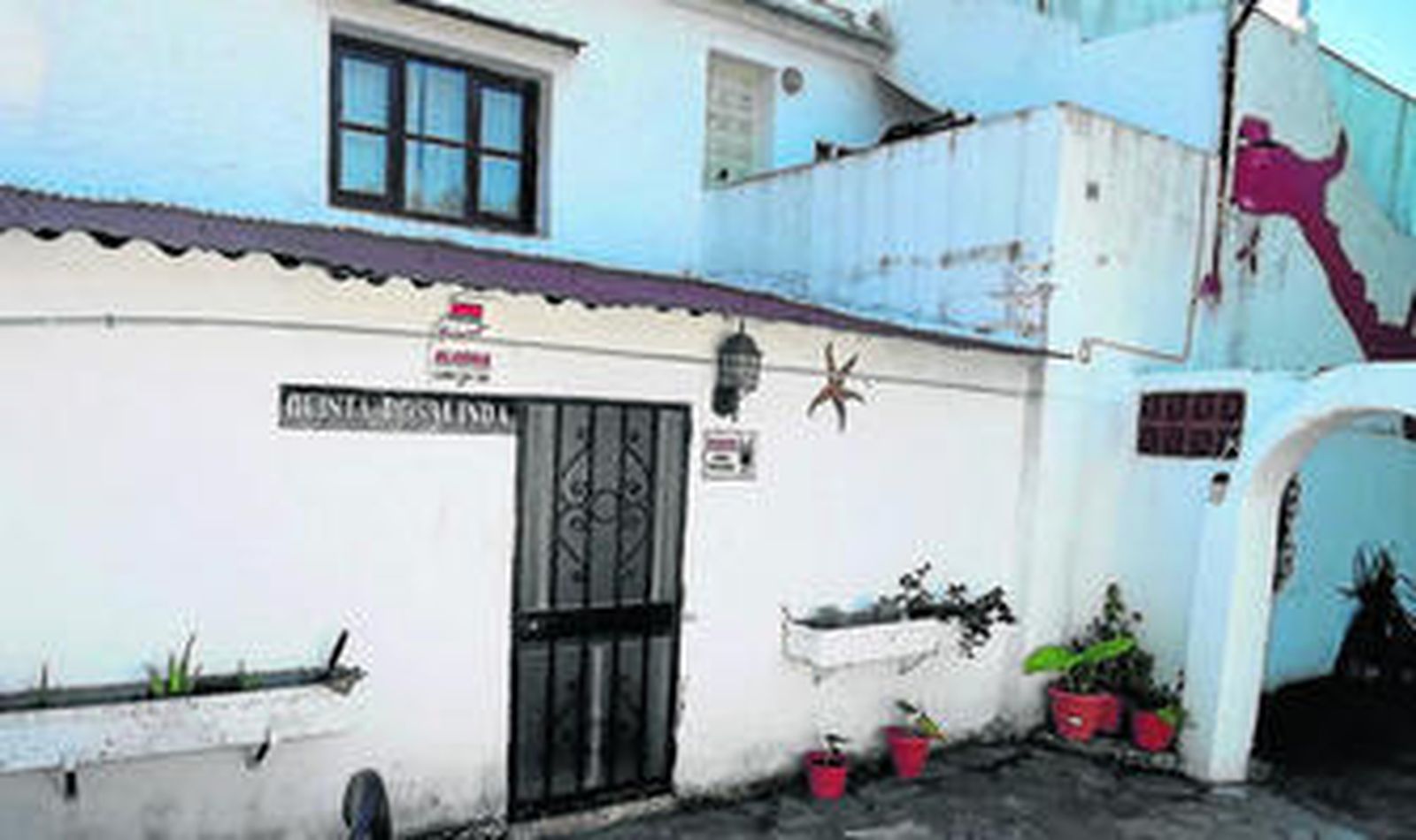 Imagen de la última vivienda en la que habitó Rosalinda Fox, en Guadarranque.