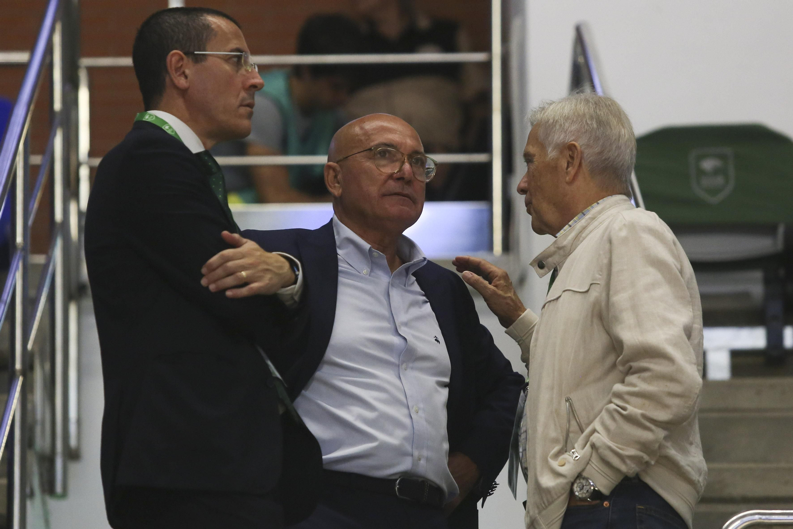 Paco Sáez, Antonio Jesús López Nieto y Rafael Fernández.