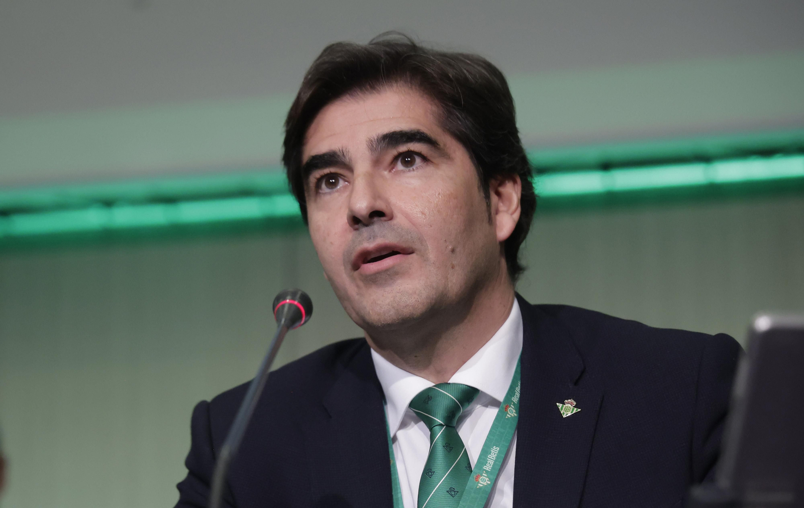 El presidente del Betis, Ángel Haro.