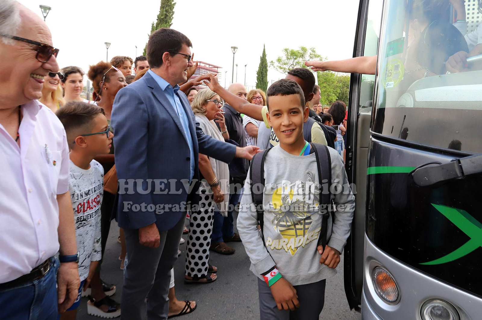 Imágenes de la llegada de los niños saharauis