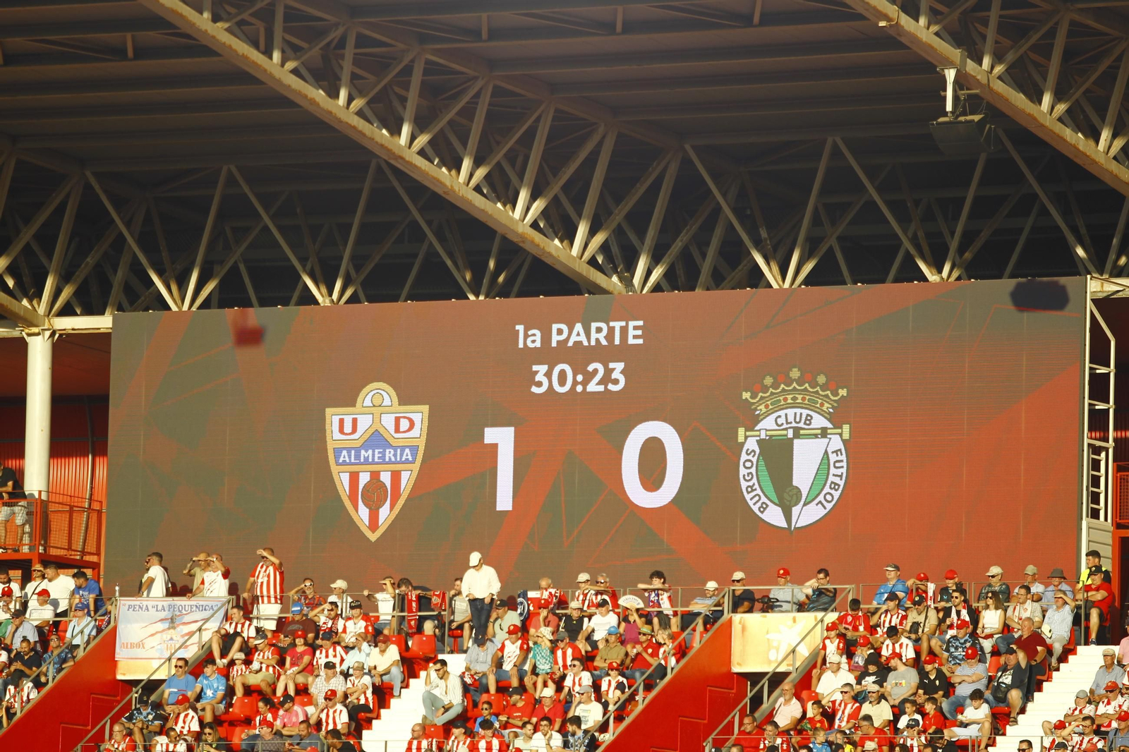 La victoria de la U.D. Almería ante el Real Burgos, en imágenes
