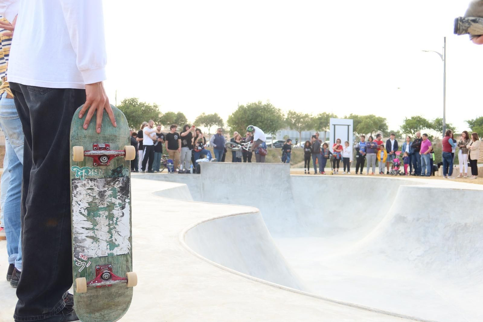 Inauguración del nuevo skate park en el Parque de la Rambla de Vera
