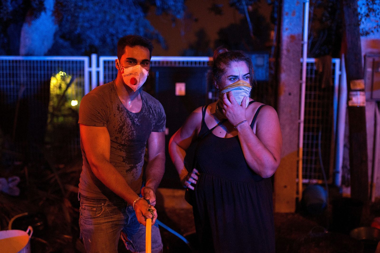 Los incendios declarados en Galicia, en imágenes