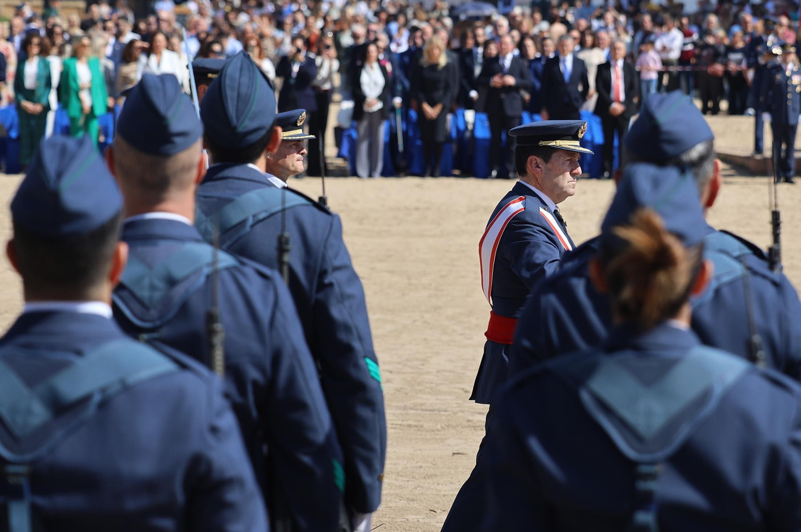 Imágenes del acto de Juramento o Promesa de Fidelidad a la Bandera Nacional en El Rocío