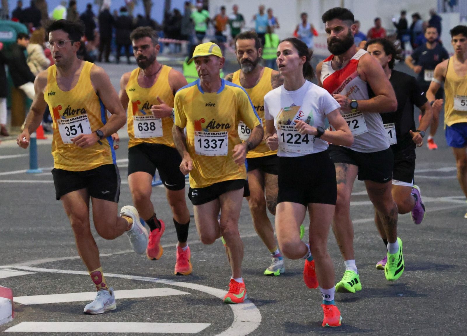 Las fotos de la San Silvestre del Real Club Mediterráneo en Málaga