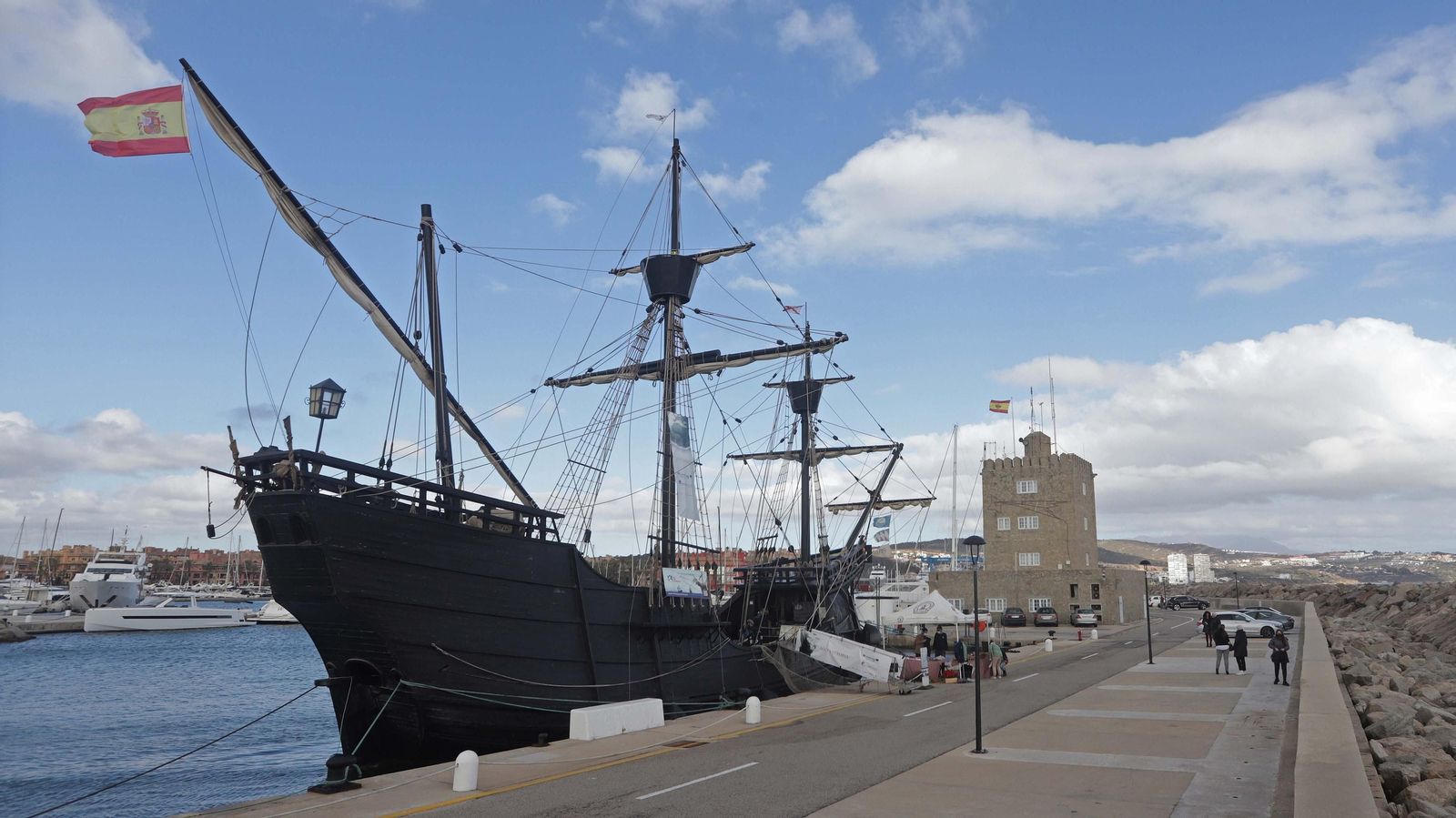 Fotos de la 'Nao Victoria' en Sotogrande