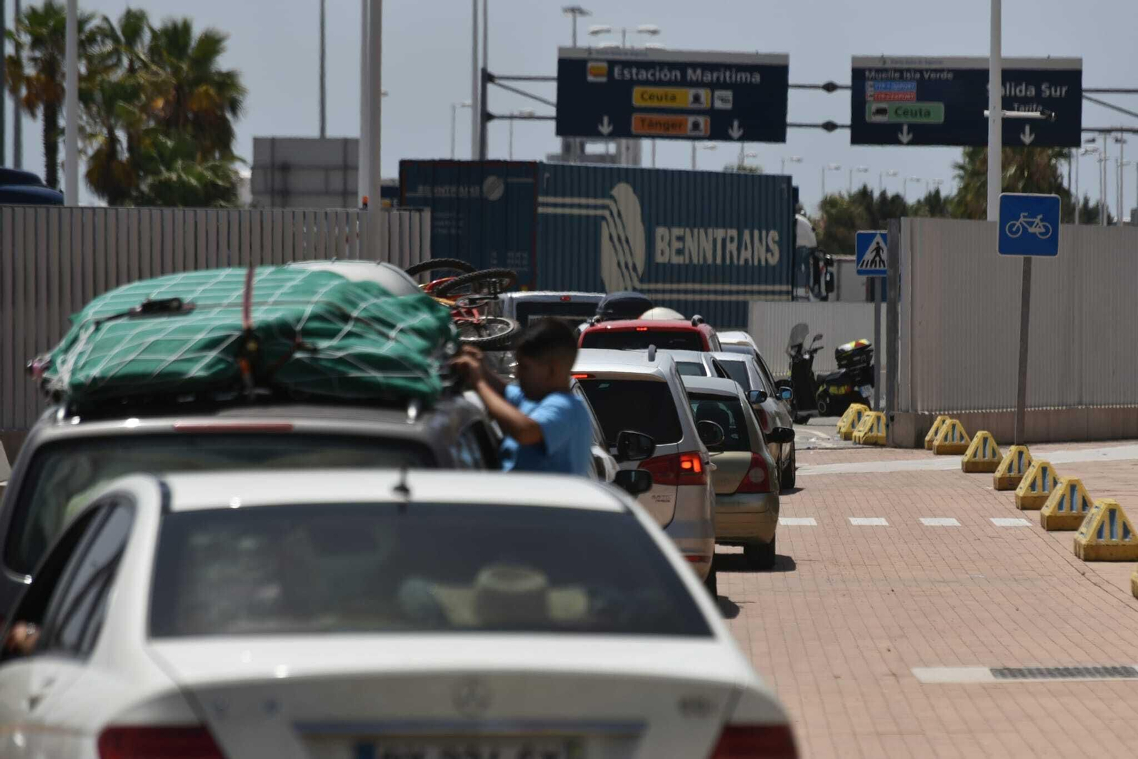 Las fotos del intenso sábado en la Operación Paso del Estrecho en Algeciras