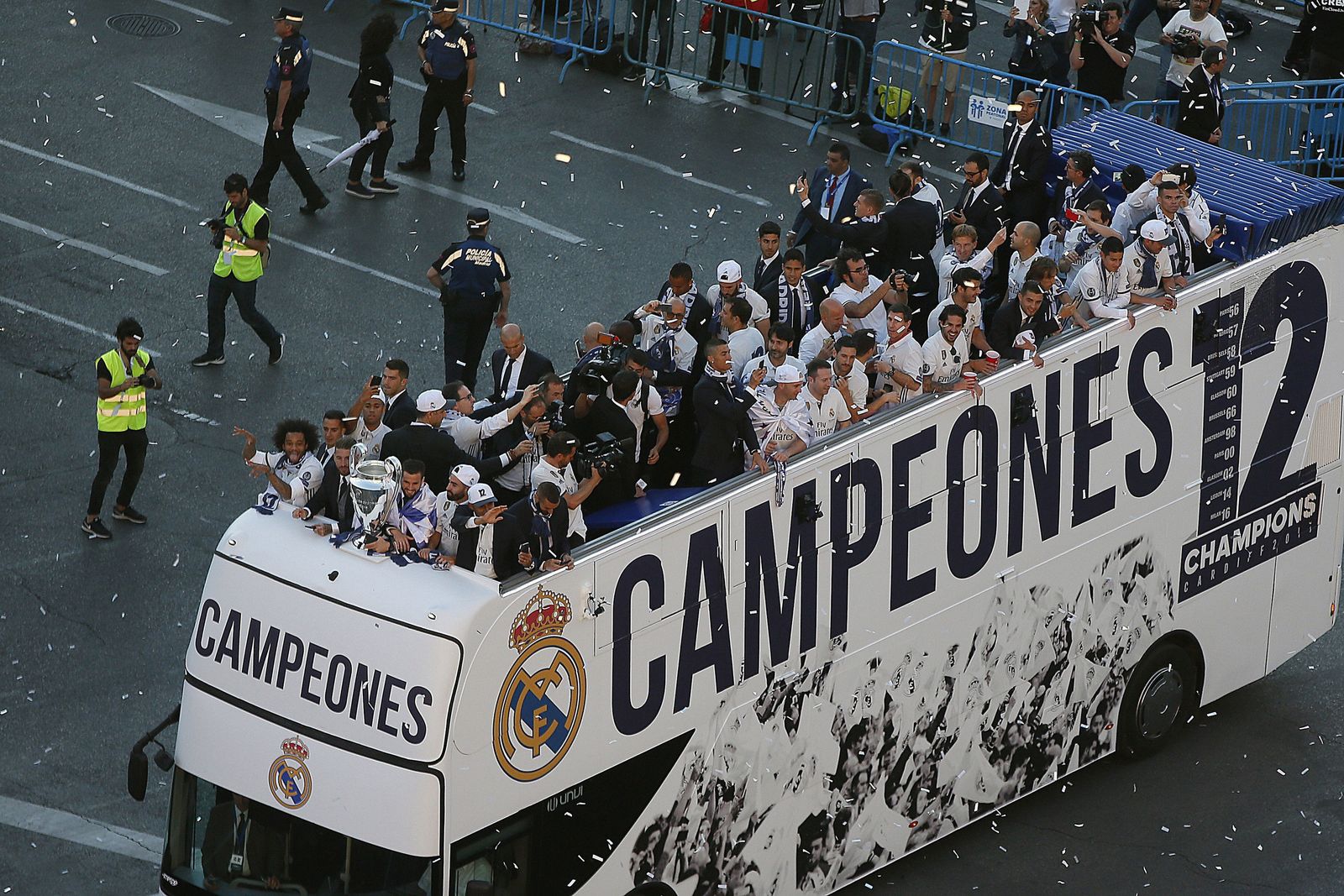 Las imágenes de la celebración del Real Madrid